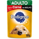 Ficha técnica e caractérísticas do produto Pedigree Sache Adulto Carne ao Molho - 100 Gr
