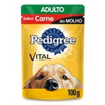 Ficha técnica e caractérísticas do produto Pedigree Sachê Sabor Carne ao Molho para Cães Adultos 100g