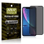 Ficha técnica e caractérísticas do produto Película de Vidro 3D Privacidade IPhone XS - Armyshield