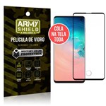 Ficha técnica e caractérísticas do produto Película de Vidro Elite Cola na Tela Toda Samsung Galaxy S10 - Armyshield