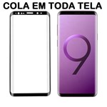 Ficha técnica e caractérísticas do produto Pelicula de Vidro Temperado Galaxy S9 - 5D Curvada Cola a Tela Toda - M3