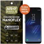 Ficha técnica e caractérísticas do produto Película NanoFlex FRONTAL e TRASEIRA Samsung Galaxy S8 - Armyshield