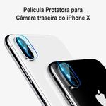 Ficha técnica e caractérísticas do produto Película Protetora de Vidro Baseus com 0.15mm para Câmera do iPhone X 