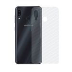 Ficha técnica e caractérísticas do produto Película Traseira de Fibra de Carbono Transparente para Samsung Galaxy A30 - Gorila Shield