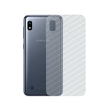Ficha técnica e caractérísticas do produto Película Traseira Fibra de Carbono Transparente para Samsung Galaxy A10 - Gorila Shield