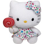 Ficha técnica e caractérísticas do produto Pelúcia Beanie Babies Hello Kitty Lolly Pop - DTC