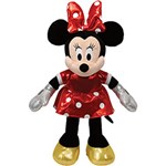 Ficha técnica e caractérísticas do produto Pelúcia Beanie Babies Minnie Vestido Vermelho - DTC