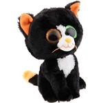 Pelúcia Beanie Boo's Gato Preto - DTC