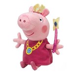 Ficha técnica e caractérísticas do produto Pelúcia Peppa Pig Princesa Peppa 25cm Ty Beanie Babies Dtc
