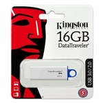 Ficha técnica e caractérísticas do produto Pen Drive 16gb Kingston Dtig4 Branco Usb 3.1