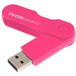 Ficha técnica e caractérísticas do produto Pen Drive 16GB Kross Elegance - Rosa