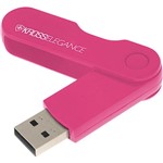 Ficha técnica e caractérísticas do produto Pen Drive 16GB Kross Rosa - Kross Elegance