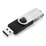 Ficha técnica e caractérísticas do produto Pen Drive 16GB Multilaser Twist Preto USB 2.0 PD588