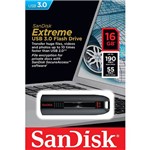 Ficha técnica e caractérísticas do produto Pen Drive 16GB Sandisk Extreme USB 3.0