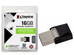 Ficha técnica e caractérísticas do produto Pen Drive 16GB Smartphone Kingston DTDUO3/16GB DT Micro Duo USB e Micro USB 3.0 OTG