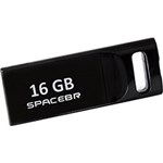 Ficha técnica e caractérísticas do produto Pen Drive 16GB Space Br - Preto