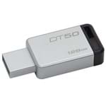 Ficha técnica e caractérísticas do produto Pen Drive 128GB Kingston DataTraveler 50, USB 2.0 e 3.1