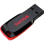Pen Drive 128GB SanDisk Cruzer Blade - Preto