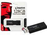 Ficha técnica e caractérísticas do produto Pen Drive 128GB USB 3.0 Kingston DT100G3/128GB Datatraveler 100 Generation 3
