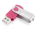 Ficha técnica e caractérísticas do produto Pen Drive 4GB Multilaser USB Twist 2 Rosa PD202