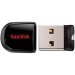 Pen Drive 64GB Sandisk Cruzer Fit - Preto