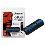 Ficha técnica e caractérísticas do produto Pen Drive 64GB USB 3.0 Kingston DTR30G2/64GB Datatraveler G2 R3.0