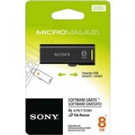 Ficha técnica e caractérísticas do produto Pen Drive 8GB Flash USB USM8GR/BM Preto SONY - Sony