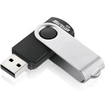 Ficha técnica e caractérísticas do produto Pen Drive 8GB Multilaser PD587 Twist USB 2.0 Preto