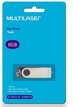 Ficha técnica e caractérísticas do produto Pen Drive 8GB Multilaser
