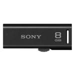 Ficha técnica e caractérísticas do produto Pen Drive 8GB Retrátil com Indicador LED Preto Sony USM8GR