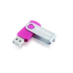 Ficha técnica e caractérísticas do produto Pen Drive 8Gb USB Twist 2 Rosa Multilaser - PD687