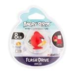 Ficha técnica e caractérísticas do produto Pen Drive Angry Birds 8GB Vermelho (Red)