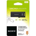 Ficha técnica e caractérísticas do produto Pen Drive de 8GB Retrátil Sony
