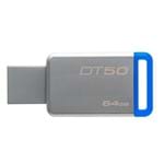 Ficha técnica e caractérísticas do produto Pen Drive DT50 64GB Kingston Azul