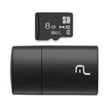 Ficha técnica e caractérísticas do produto Pen Drive 2 em 1 Classe 4 Micro SD 8GB Multilaser