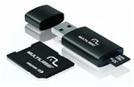 Ficha técnica e caractérísticas do produto Pen Drive 3 em 1 USB MicroSD Card C/ Adaptador SD 32GB Multilaser - MC113