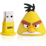 Ficha técnica e caractérísticas do produto Pen Drive Emtec 8GB Angry Birds Yellow