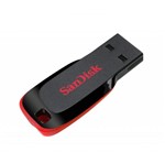 Ficha técnica e caractérísticas do produto Pen Drive 32GB Blade Black Red - Sandisk