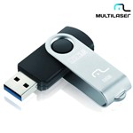 Ficha técnica e caractérísticas do produto Pen Drive 32GB Twist USB 3.0 Preto PD989 - Multilaser