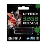 Ficha técnica e caractérísticas do produto Pen Drive 32gb U-tech