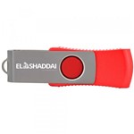 Ficha técnica e caractérísticas do produto Pen Drive 32GB USB 2.0 Vermelho EL SHADDAI