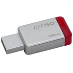 Ficha técnica e caractérísticas do produto Pen Drive 32GB USB 3.1 DataTraveler Kingston - DT50/32GB