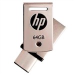 Ficha técnica e caractérísticas do produto Pen Drive Hp CX5000m 64Gb USB 3.1 Tipo C Prata