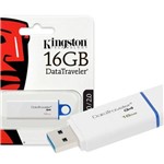 Ficha técnica e caractérísticas do produto Pen Drive Kingston 16 GB USB 3.0 Data Traveler - DTIG4/16GB
