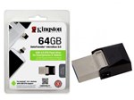 Ficha técnica e caractérísticas do produto Pen Drive Kingston 64GB USB 3.0 Data Traveler Micro Duo - DTDUO3/64GB