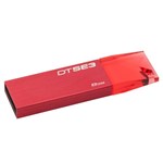 Ficha técnica e caractérísticas do produto Pen Drive Kingston 8GB 2.0 DTSE3 Vermelho - KC-U688G-4CR
