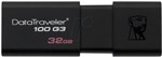 Ficha técnica e caractérísticas do produto Pen Drive Kingston DataTraveler 100 G3 32 GB - USB 3.1