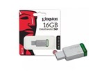 Ficha técnica e caractérísticas do produto Pen Drive Kingston DataTraveler 16GB DT50/16GB Verde USB 3.1