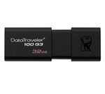 Ficha técnica e caractérísticas do produto Pen Drive Kingston DataTraveler USB 3.0 DT100G3/32GB Preto - Kingston