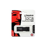 Ficha técnica e caractérísticas do produto Pen Drive Kingston DT100G3 - 32GB Preto